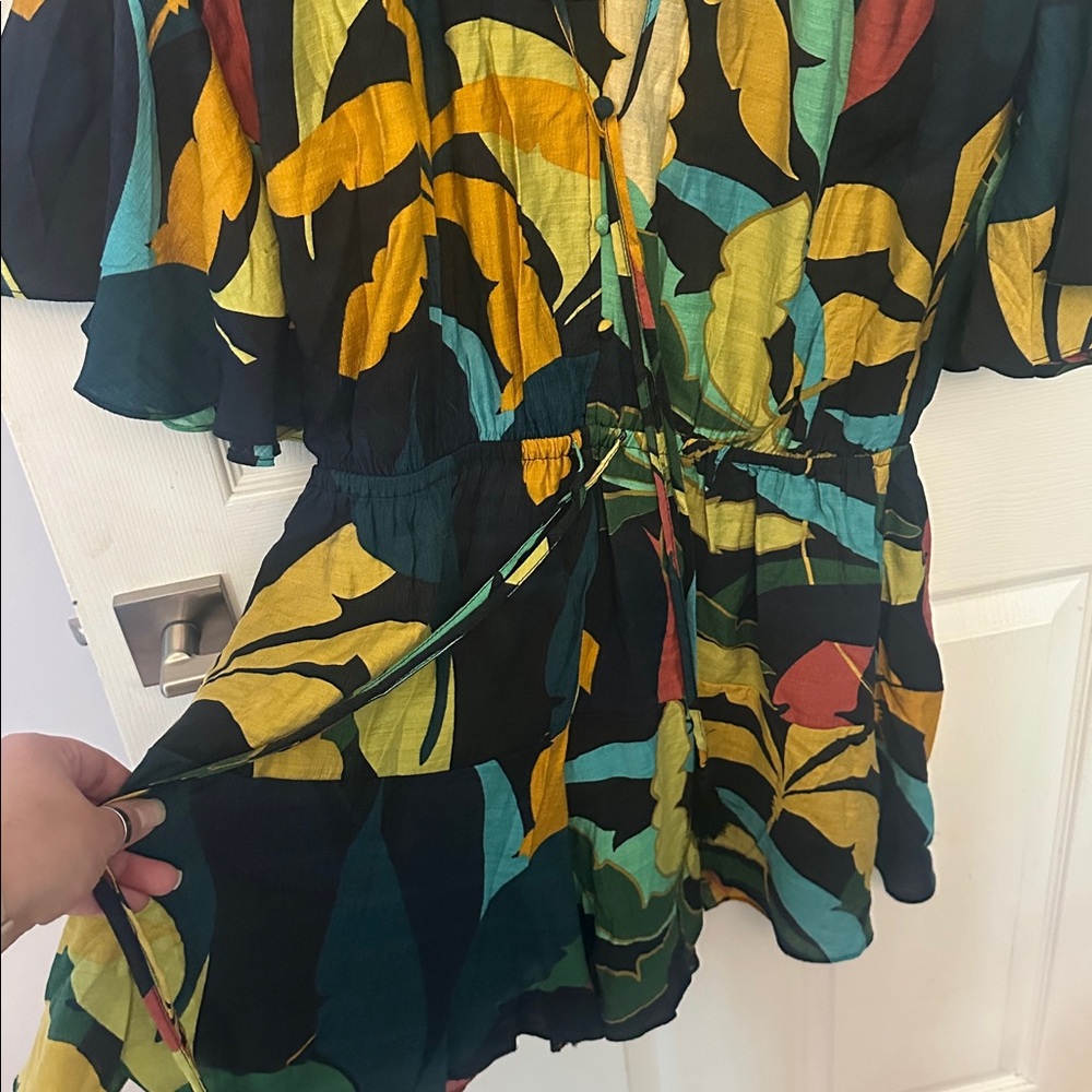 City Chic Multicolor Off-Shoulder Romper - Picture 8 of 10